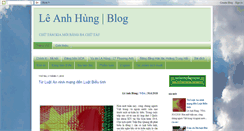 Desktop Screenshot of leanhhung.com